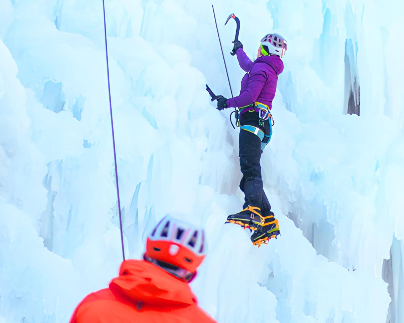 Tout l’équipement pour l’escalade de glace.
