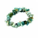Amazonite Chip Stretchy Bracelet