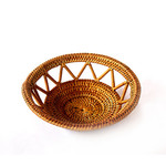 Hand Woven Ata  Zig Zag Bowl Small