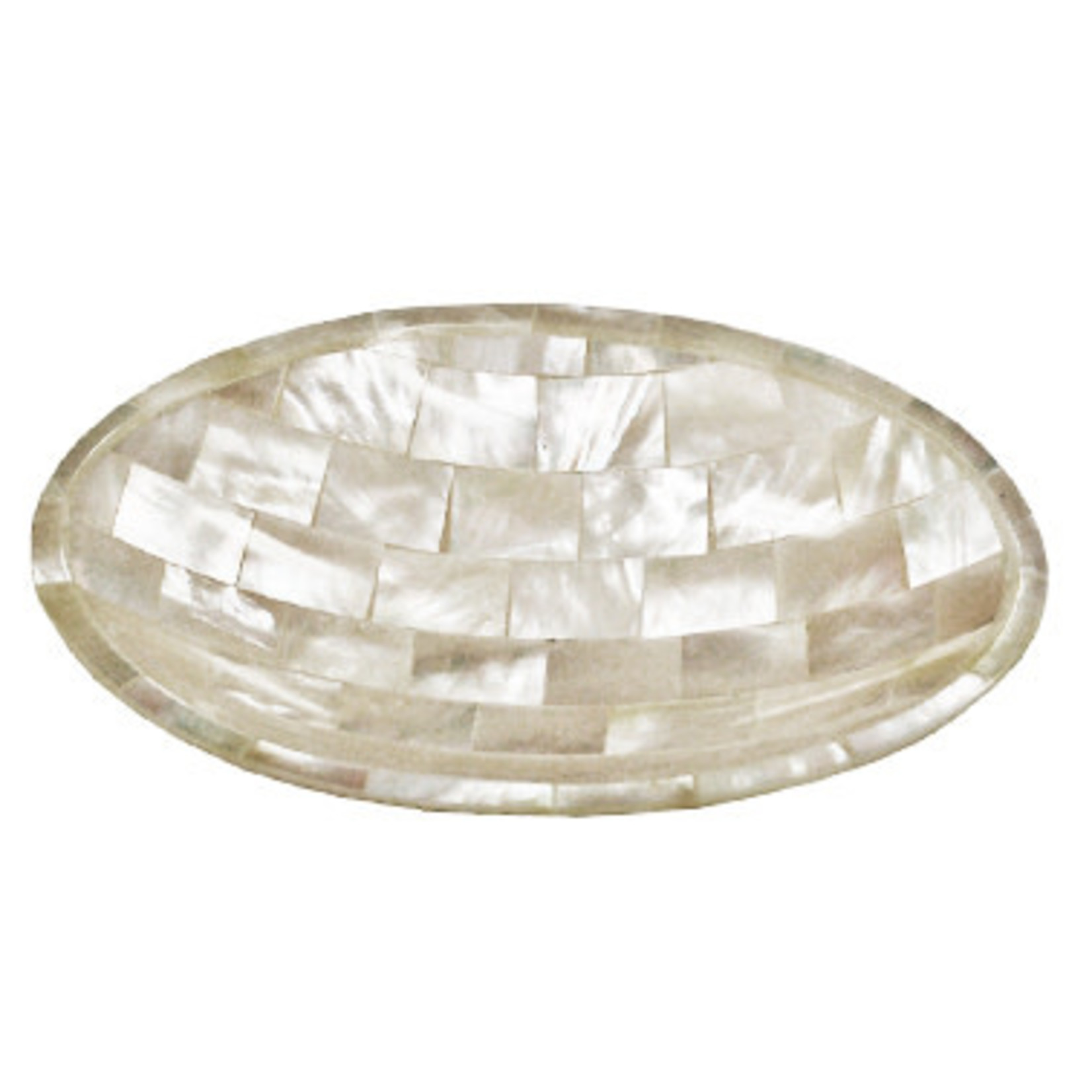 Handmade Mother of Pearl Mosaic Oval Dish 9cm x 7cm