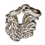 P68 Sterling Silver Kauai Chicken Pendant