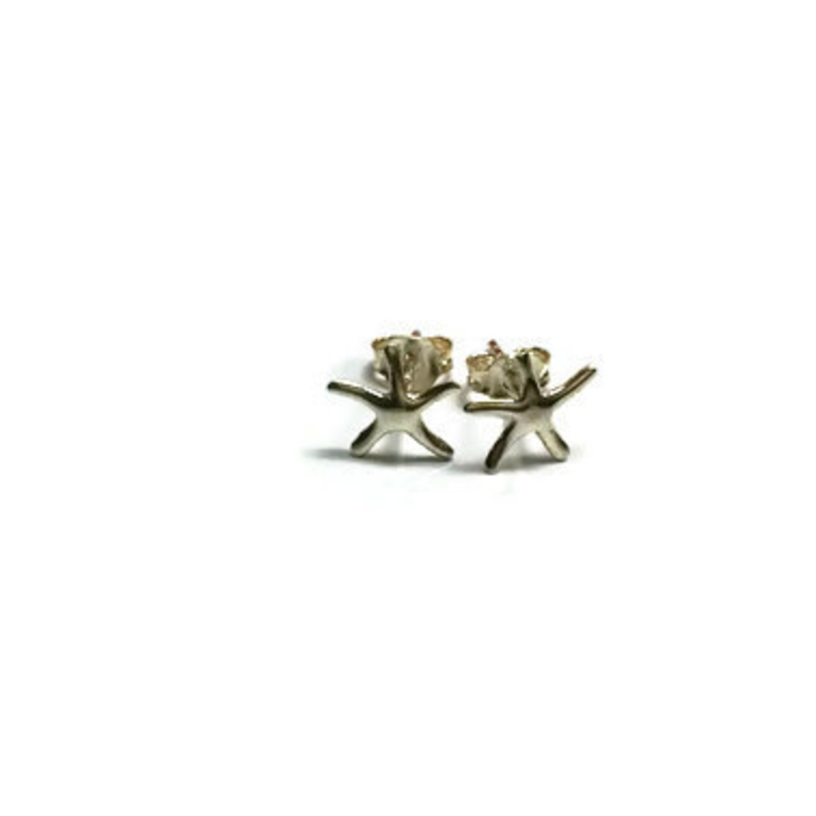 SE28 Sterling Silver Starfish Stud Earrings