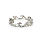 Sterling Silver Wave Ring