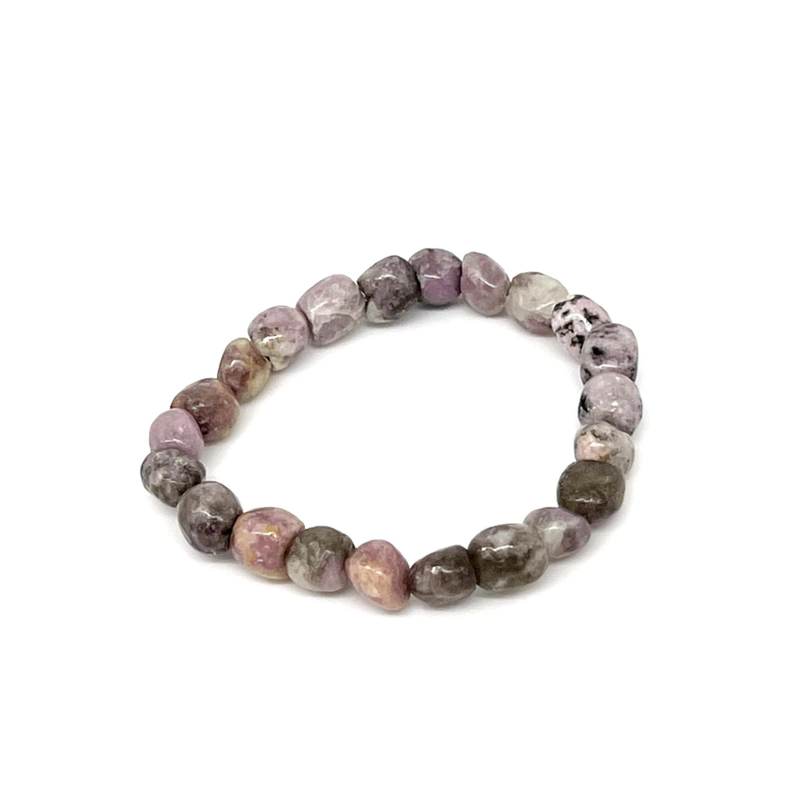 Lepidolite Gemstone Stretch Bracelet