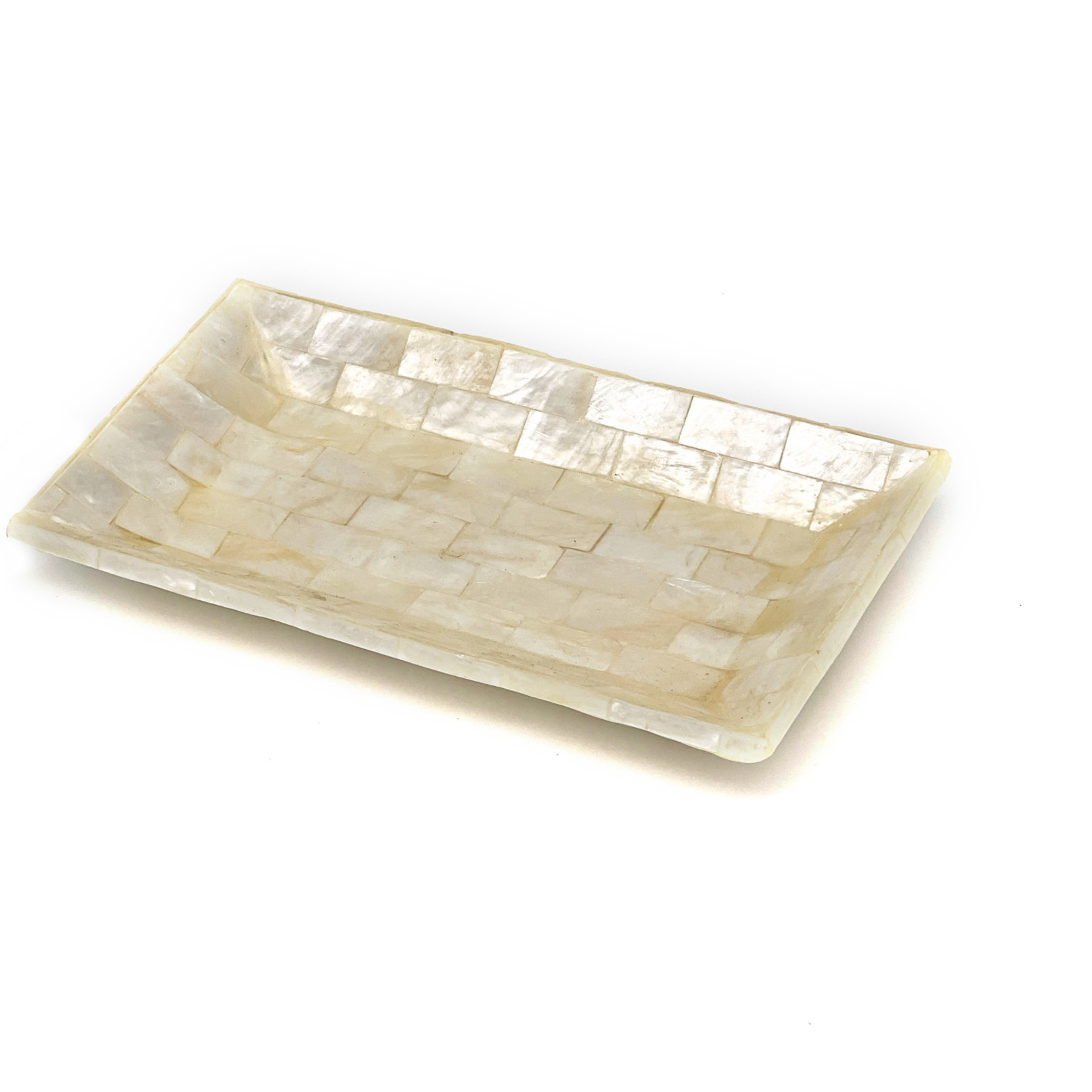 Handmade Mother of Pearl Mosaic Rectangle Tray