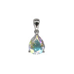 Sterling Silver Moonlight Topaz Raindrop Pendant