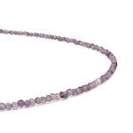 Amethyst Adjustable 16-18" 2mm Gemstone Bead Necklace