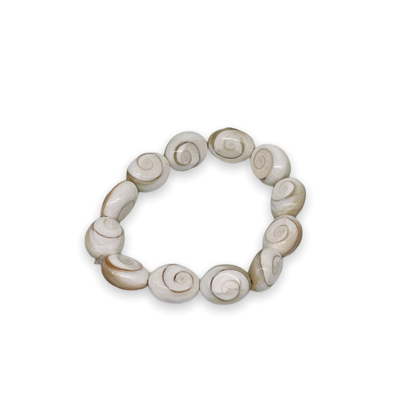 Eye of Shiva Shell Stretch Bracelet