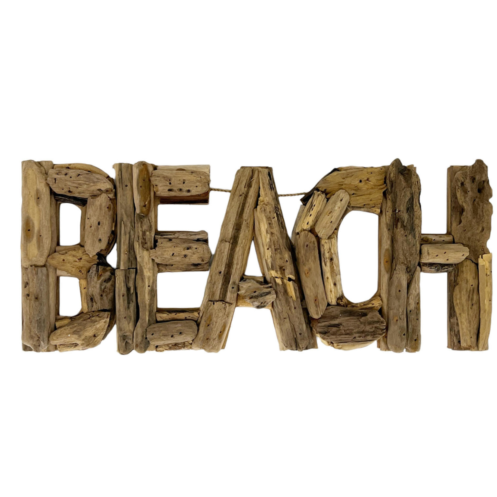 Handmade Driftwood Sign Beach