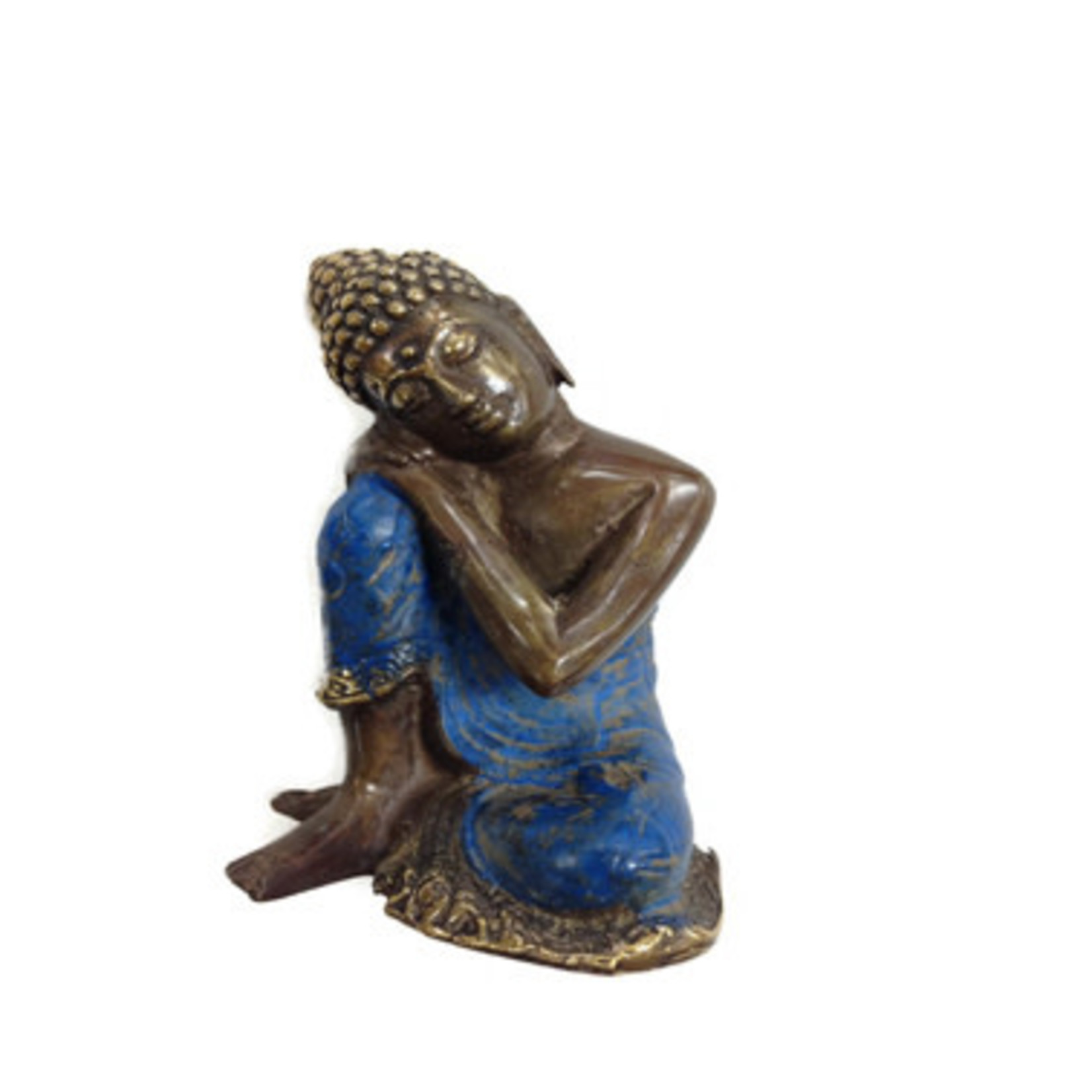 Bronze Buddha Blue