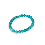 Natural Turquoise Gemstone Stretch Bracelet 6mm