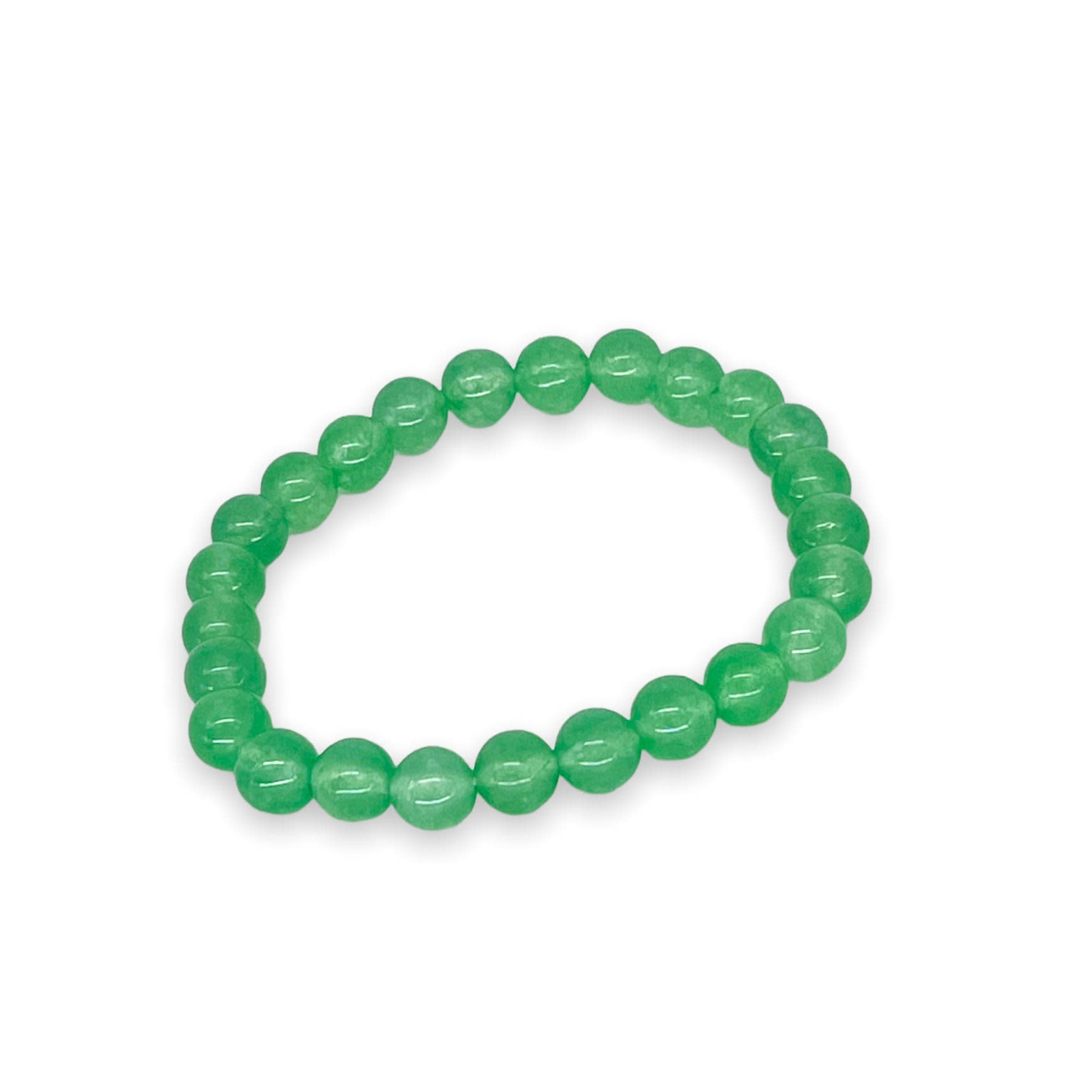 Green Aventurine Gemstone Stretch Bracelet 8mm