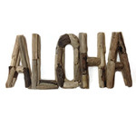 Handmade Driftwood Sign Aloha