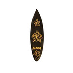 Hand Carved Magnet, Pack of 10 Aloha Surfboard Turtle