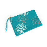 Junjee Handmade Clutch Bag Turquoise