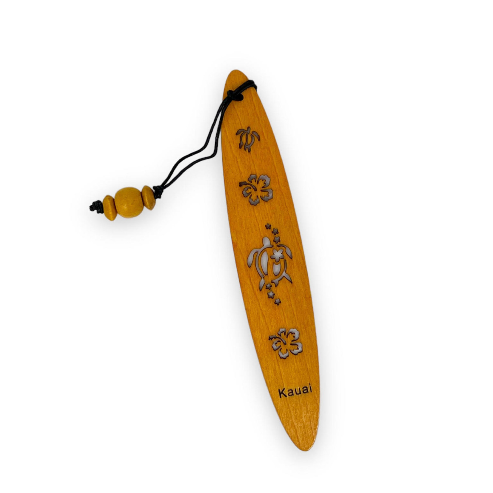 Wood Cutout Bookmarks, Pack of 10 Turtle Kauai