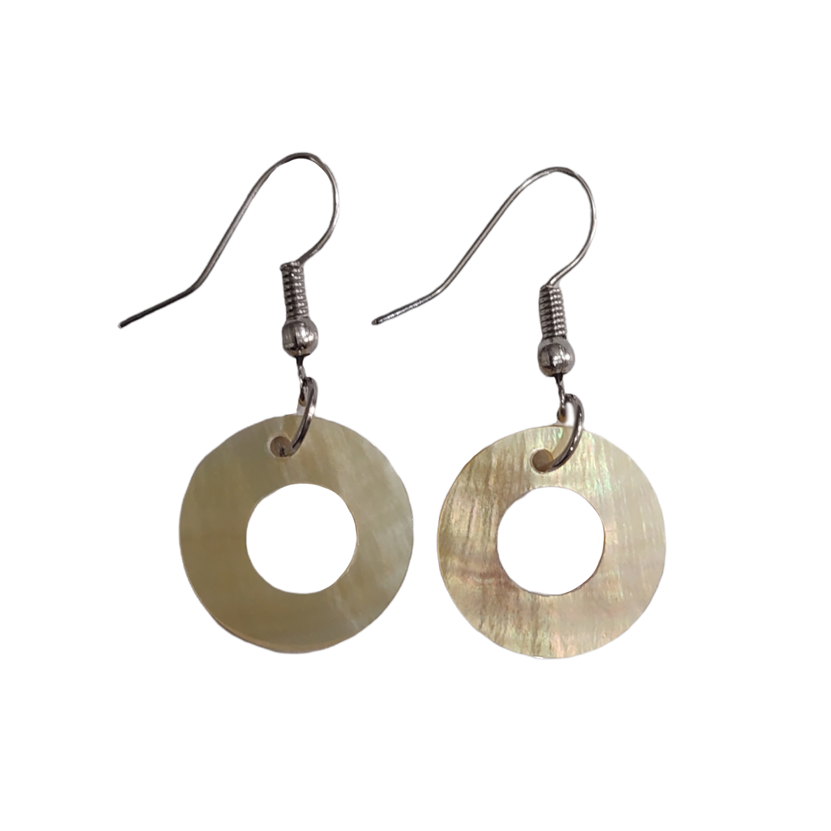 Island Small Donut Shell Earrings