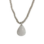 SN18 Petite Mother of Pearl Rain Drop Necklace SN18 Petite Mother of Pearl Rain Drop Necklace