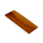 Hand Carved Fruitwood Pupu Platter Rectangle Small