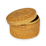 Hand Woven Ata Basket #65 Large Round With Cover