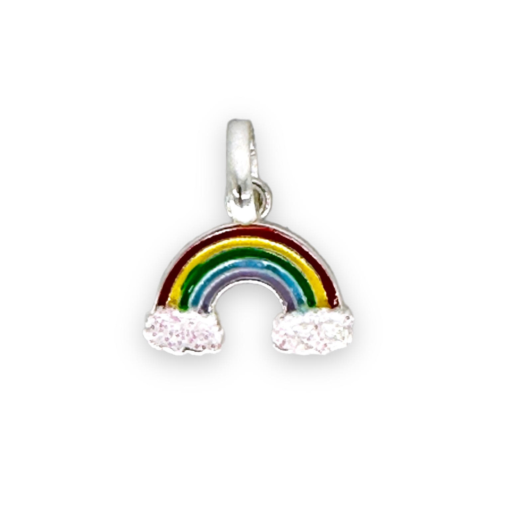 P343 Sterling Silver Rainbow Pendant