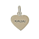 P53 Sterling Silver Kauai Heart Pendant