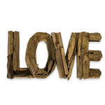 Handmade Driftwood Sign Love