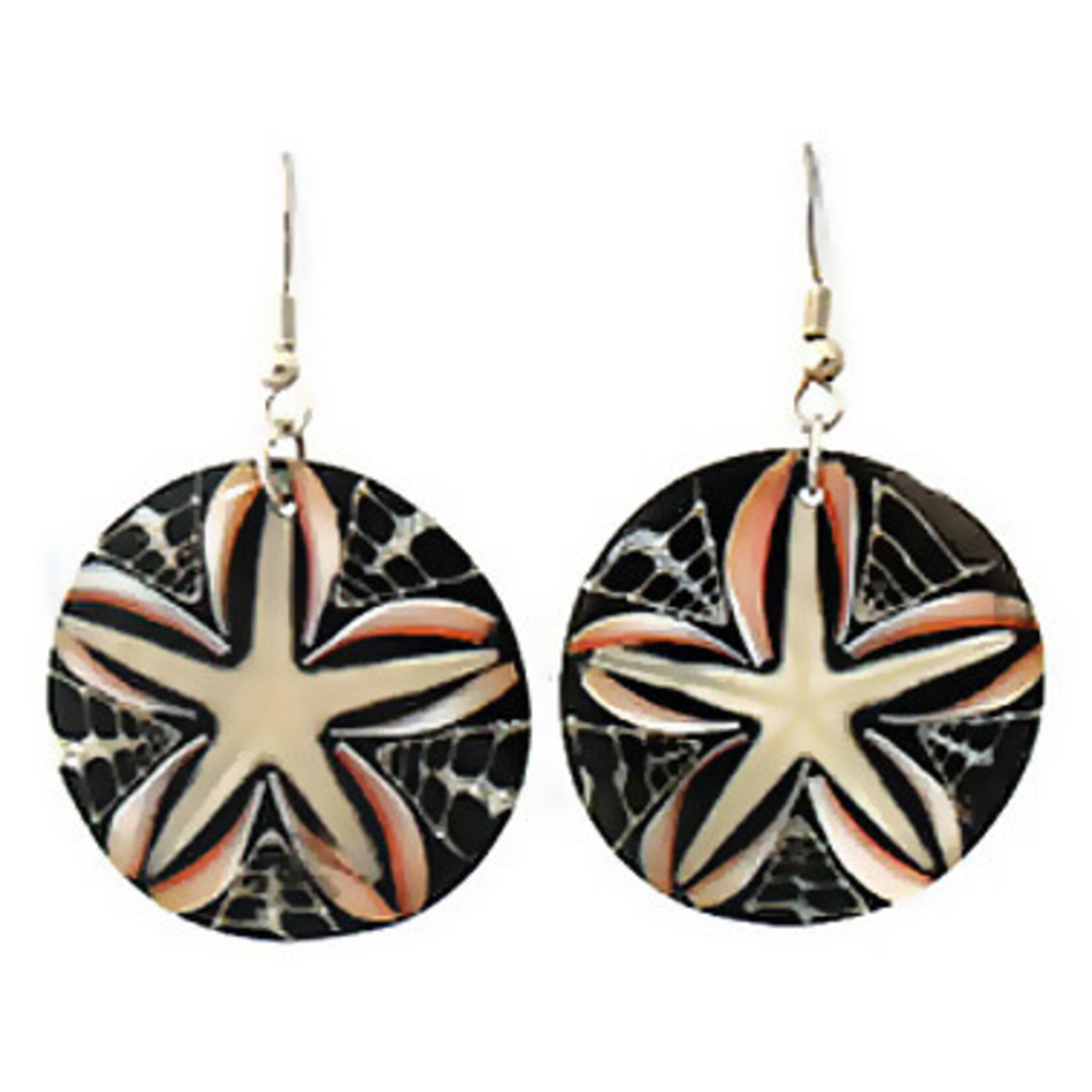EA97 Island Shell Earrings Starfish Luana