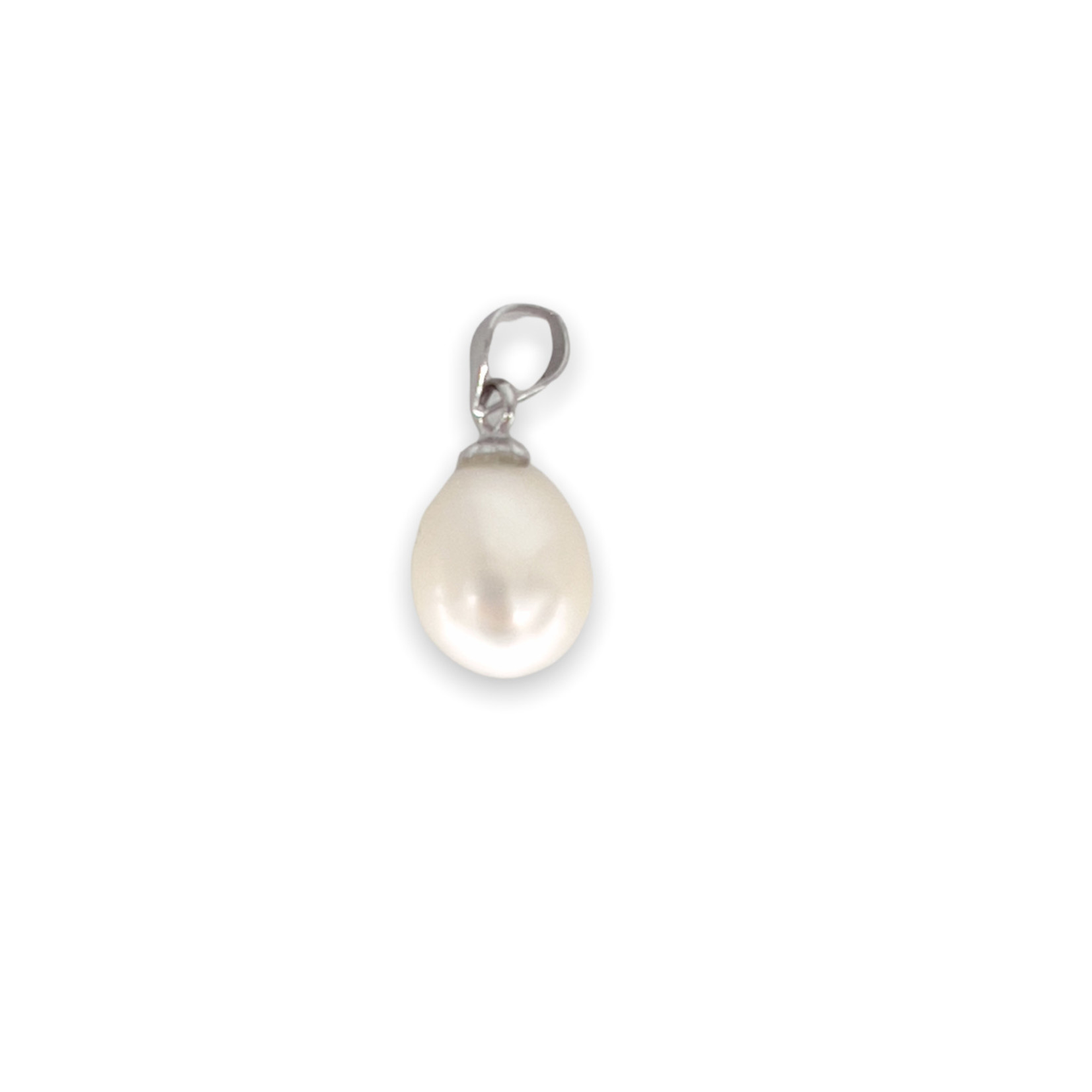 Sterling Silver Freshwater Pearl Pendant  White
