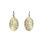 Scratched Earrings Gold X17G
