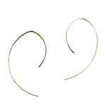SE325 Sterling Gold Tone Wire Earrings