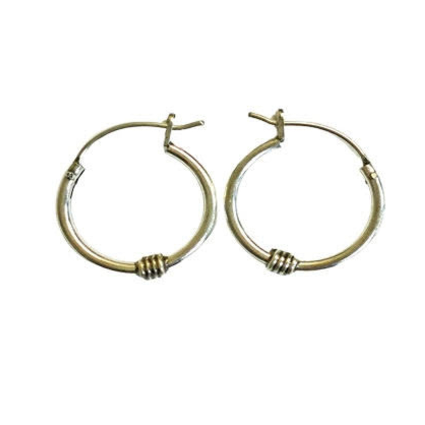 SE123 Sterling Silver Hoop Earrings