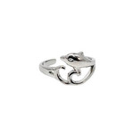 Sterling Silver Adjustable Toe Ring Dolphin