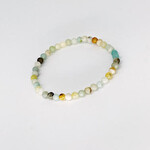 Amazonite Gemstone Stretch Bracelet 4mm