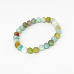 Amazonite Gemstone Stretch Bracelet 8mm