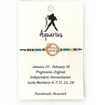 Zodiac Wish Bracelet  Aquarius