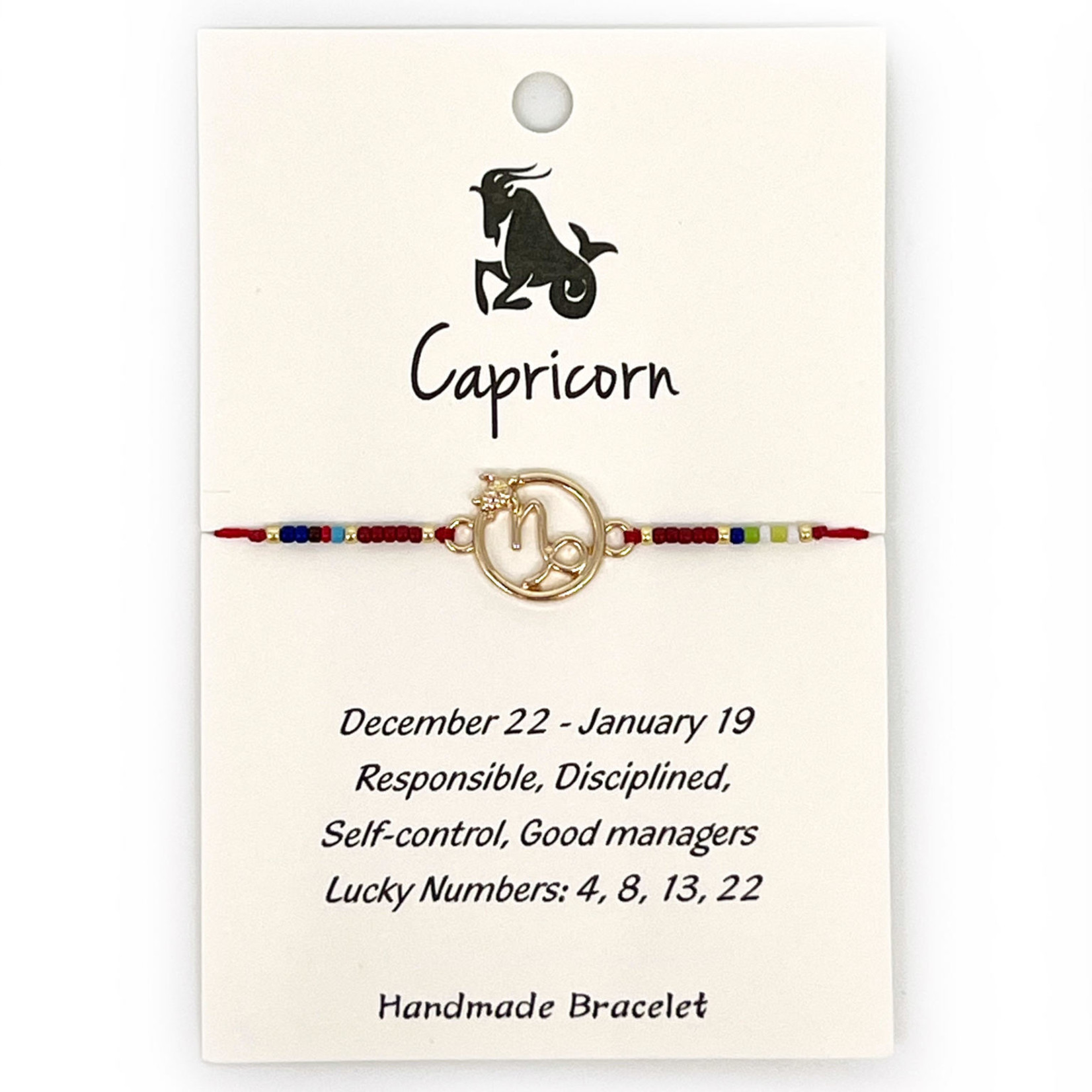 Zodiac Wish Bracelet  Capricorn