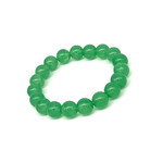 Green Aventurine Gemstone Stretch Bracelet 10mm