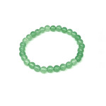 Green Aventurine Gemstone Stretch Bracelet 6mm