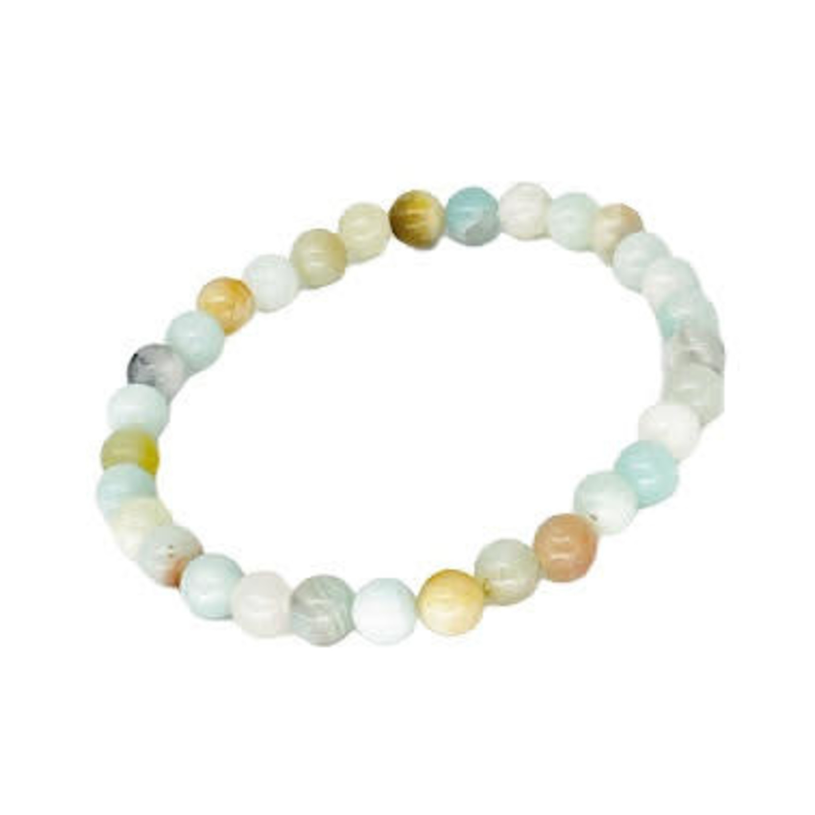 Amazonite Gemstone Stretch Bracelet 6mm