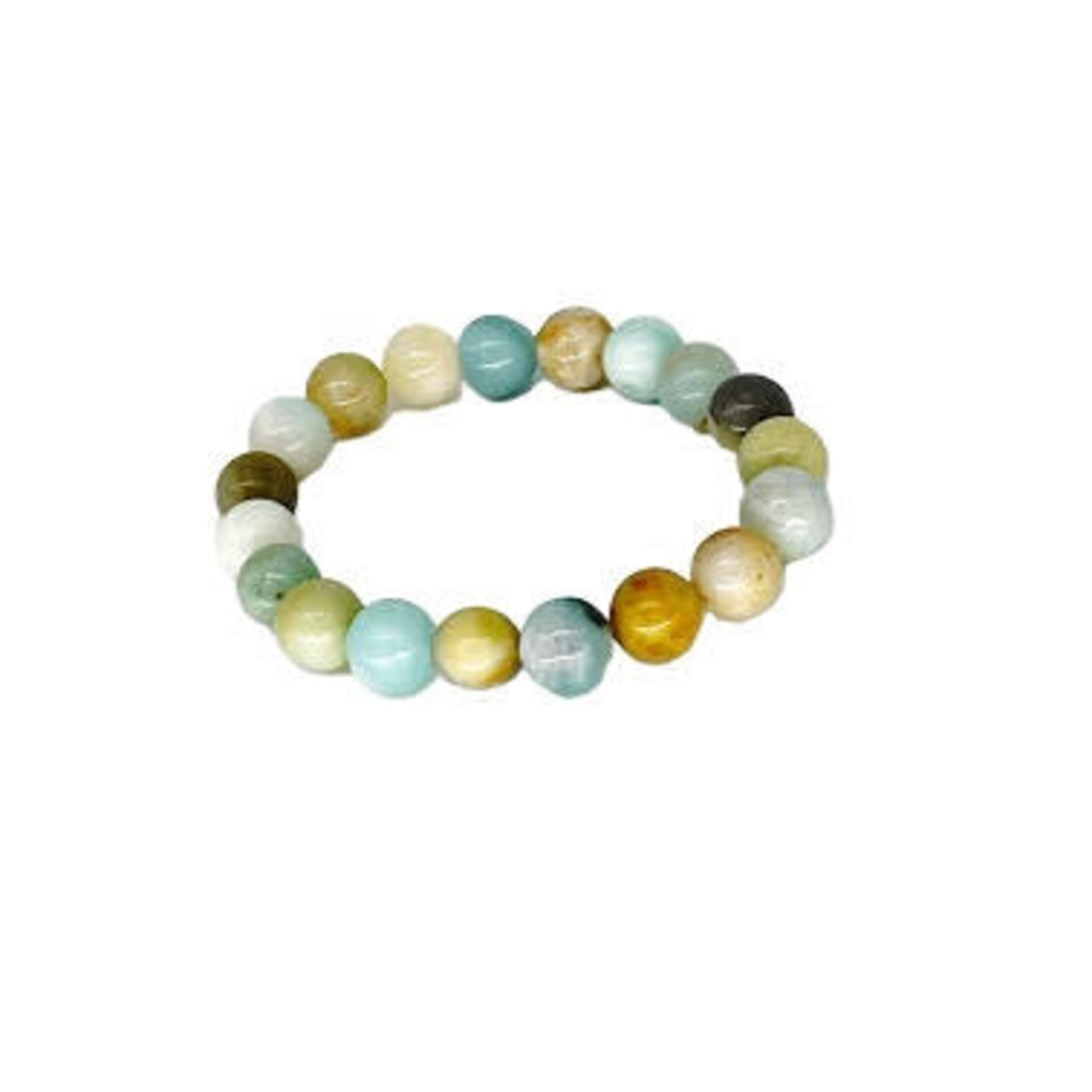 Amazonite Gemstone Stretch Bracelet 10mm