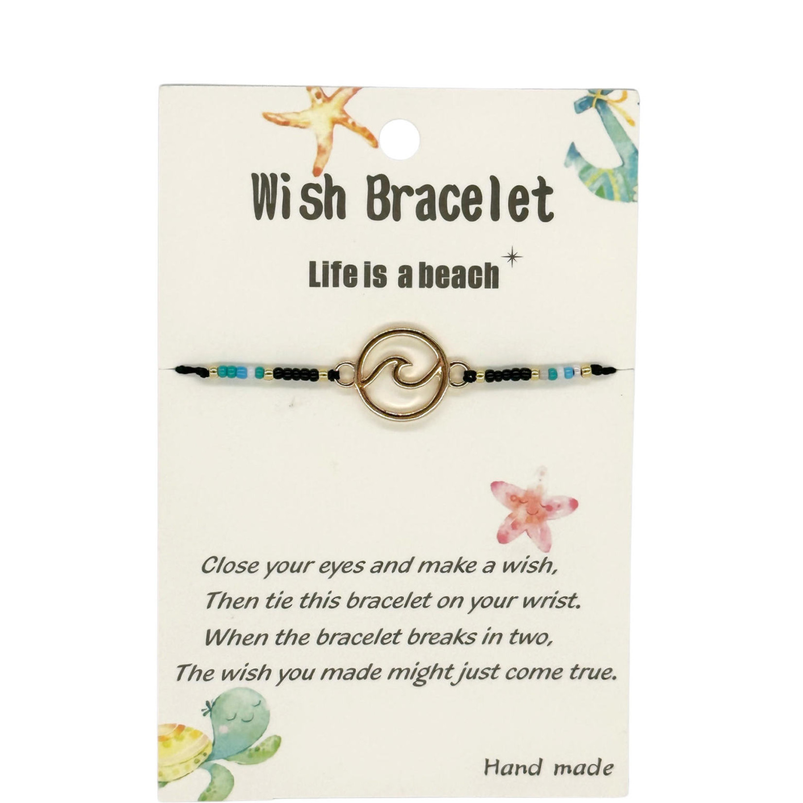 Wish Bracelets, Pack of 12 Wave