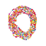 Party Stretch Beaded Bracelets, Pack of 12 Multi