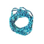 Party Stretch Beaded Bracelets, Pack of 12 Blue