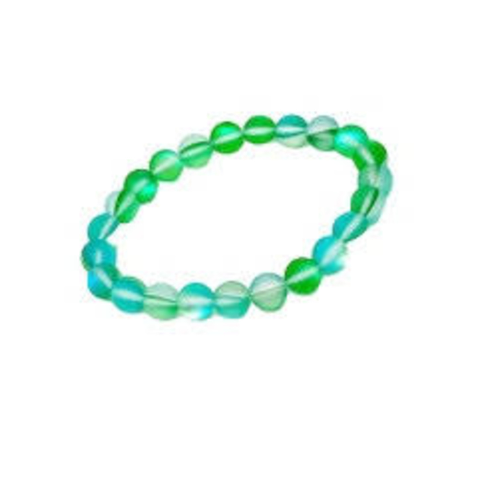 Moonlight Crystal Stretch Bracelet Green