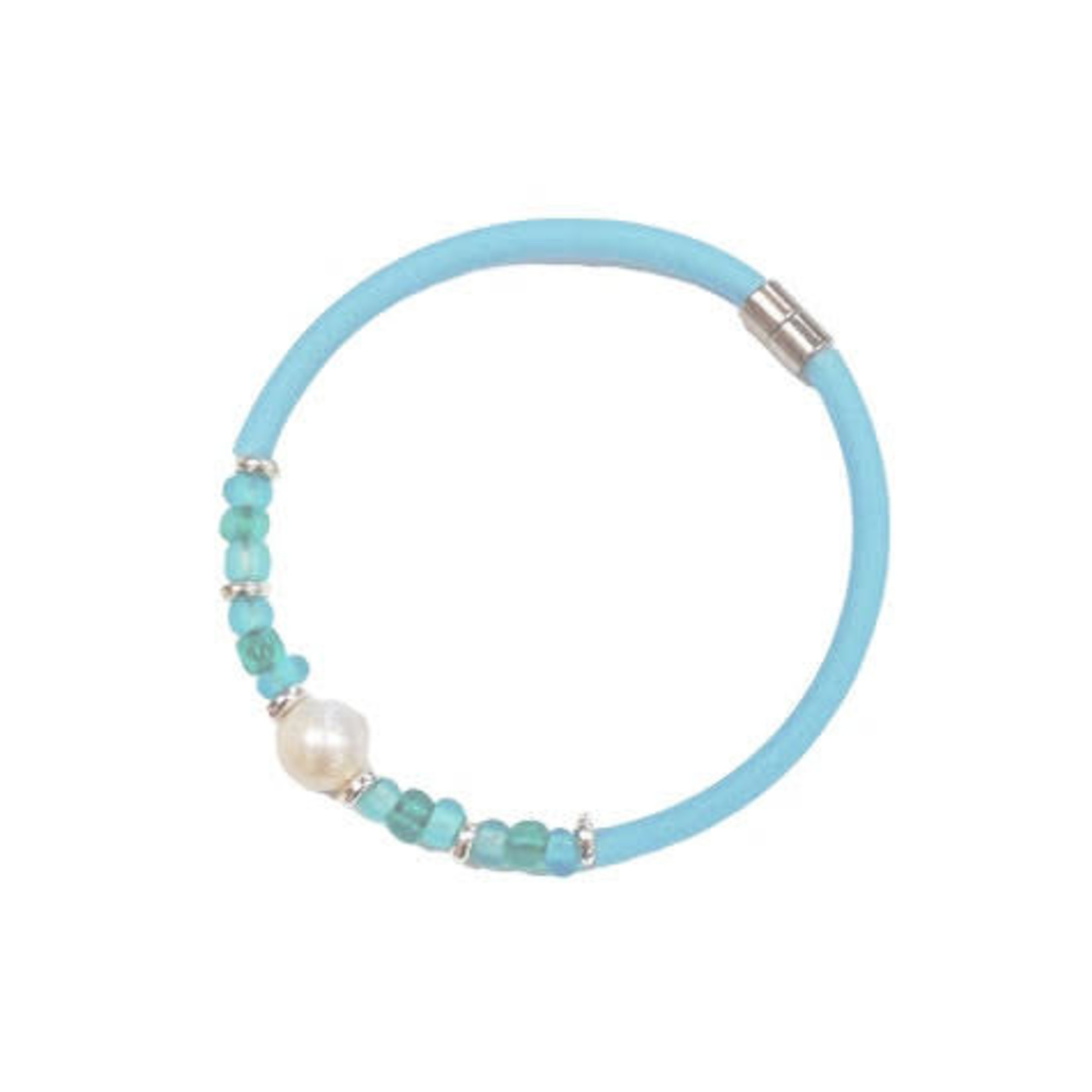 Magnetic Pearl Kids Bracelet Blue