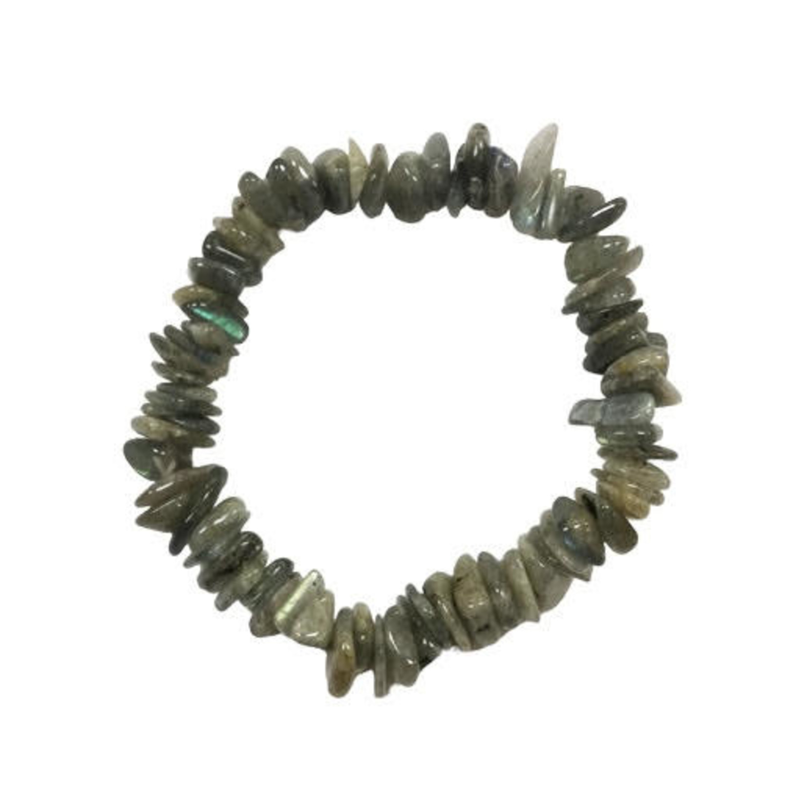 Labradorite Chip Stretch Bracelet