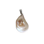 14mm x 24mm Pink Baroque Pearl Pendant