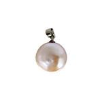 17mm x 20mm Pink Baroque Pearl Pendant