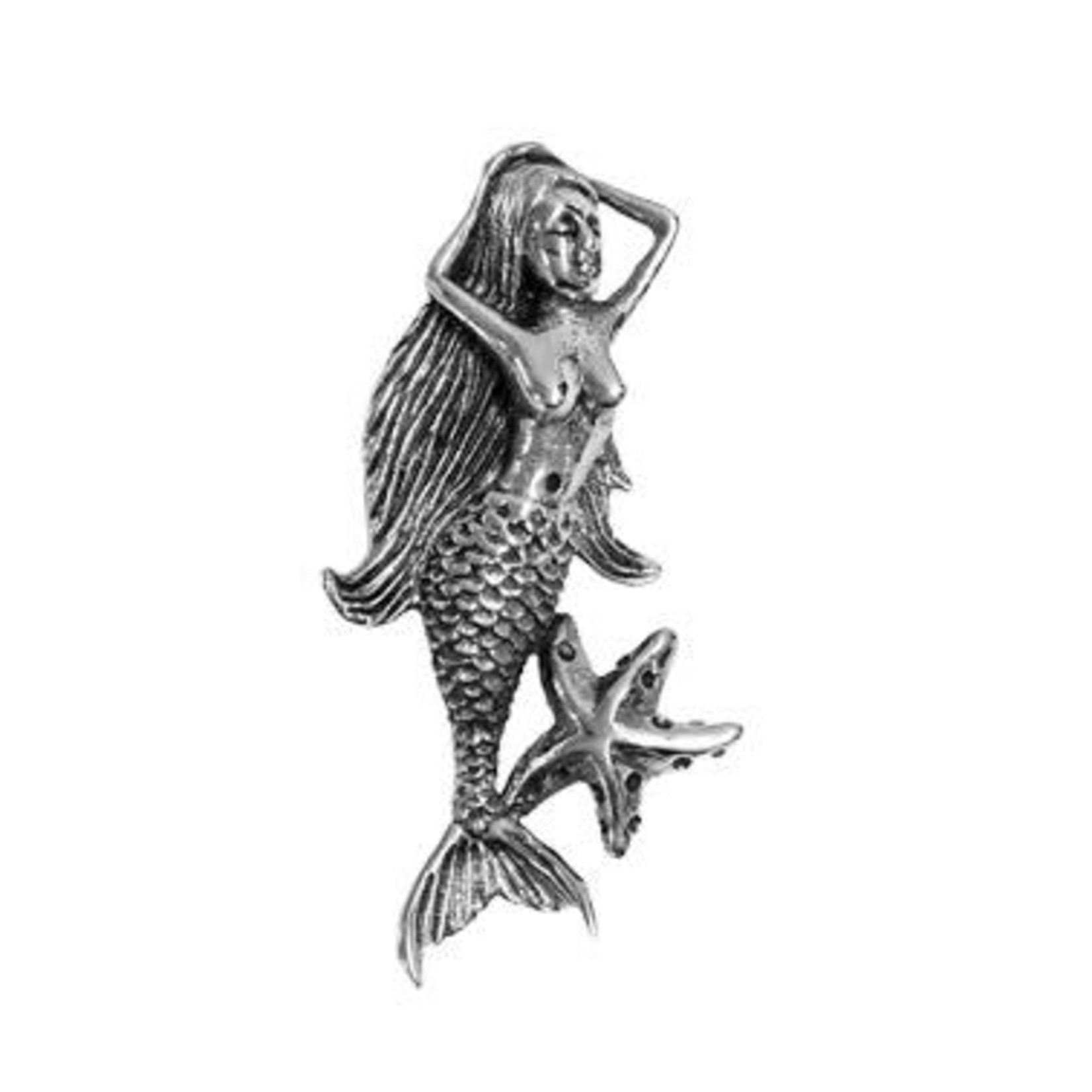 P67 Sterling Silver Mermaid Pendant